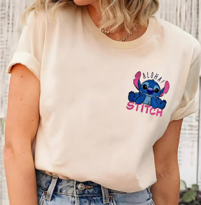 👕 T-shirt Colección Stitch – ¡Dale un Toque Divertido a tu Estilo!