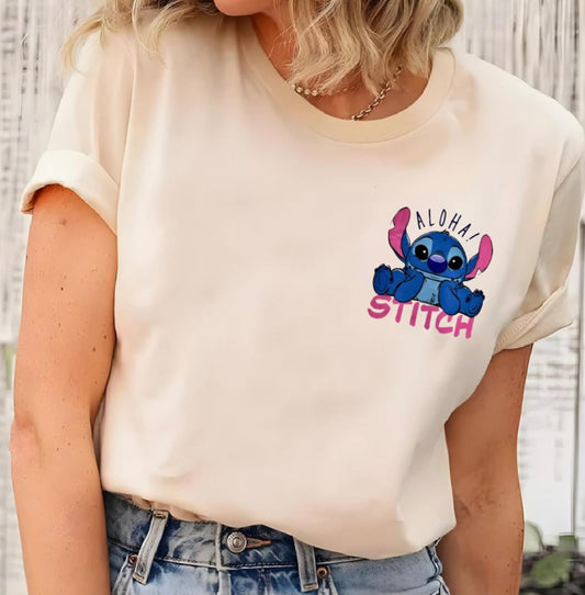 👕 T-shirt Colección Stitch – ¡Dale un Toque Divertido a tu Estilo!