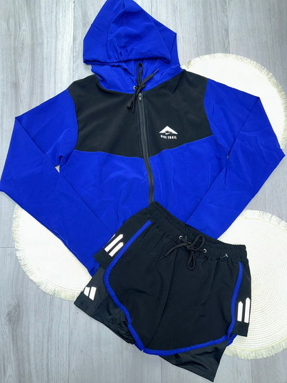 🏃‍♀️ Set Deportivo con Chaqueta y Short – Movimiento con Estilo