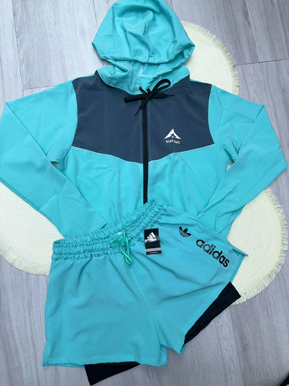 🏃‍♀️ Set Deportivo con Chaqueta y Short – Movimiento con Estilo